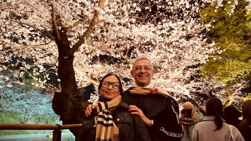 Tokyo: March 30th – A Magical Evening Under the Blossoms and Above the Skyline