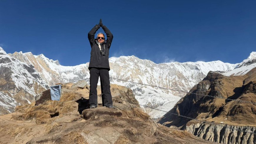November 22, 2025 Annapurna Base Camp: Inside the Necklace of Giants (4,130 m / 13,550 ft)